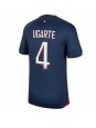Moški Nogometna dresi replika Paris Saint-Germain Manuel Ugarte #4 Domači 2023-24 Kratek rokav